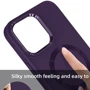 Чехол для iPhone TPU Case Bonbon Metal Style with MagSafe Dark Purple for iPhone 15 Plus: Тип чехла накладка на заднюю часть