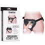 Трусики для страпона Lovetoy Orgazm Cozy Harness Series + 4 кольца, Black