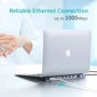 Адаптер Choetech Adapter 11-in-1 USB-C to USB-C+3xUSB3.0+HDMI+SD+3.5mm+RJ45+VGA Gray (HUB-M20) фото 5