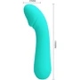 Вибратор для стимуляции точки G LYBAILE Pretty Love Cetus Тurquoise (BI-014723-4)