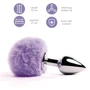 Анальная пробка FeelzToys - Bunny Tails Butt Plug Purple