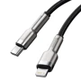 Кабель Baseus Cable USB-C to Lightning Cafule Metal PD 20W 2m Black (CATLJK-B01): Тип USB-C - Lightning