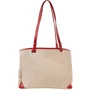 Женская сумка тоут Laskara бежевая (LK-10242-beige): Застежка Молния