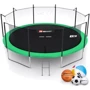 Батут Hop-Sport 16ft green зеленый с внутренней сеткой 488 см фото 2