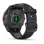 Смарт-часы Garmin Fenix 8 AMOLED 43mm Sapphire Carbon Grey DLC with Black/Pebble Grey Silicone Band (010-02903-21) фото 11
