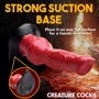 Фантазійний фалоімітатор Пекельна Гонча Creature Cocks Hell-Hound Canine Silicone Dildo