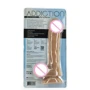 Гибкий фаллоимитатор на присоске ADDICTION - ANDREW 8″ Silicone Dong - Caramel + вибропуля