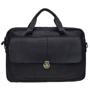 Мужская сумка мессенджер Keizer черная (K11125-black): Тип ручки Со съемным ремнем, Плечевой ремень, С двумя ручками, Короткая ручка