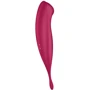 Смарт-вибратор для клитора с вакуумной стимуляцией Satisfyer Twirling Pro+ dark red
