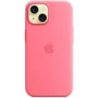 Чехол для iPhone Apple for iPhone 15 Silicone Case with MagSafe Pink (MWN93): Материалы Силикон