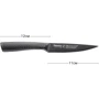 Нож Fissman SHINAI graphite универсальный 11 см (2489): Рукоятка Нержавеющая сталь