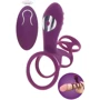 Вибронасадка с пультом ДУ Toy Joy Halo Halo C-Ring Sleeve (фиолетовый)
