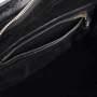 Жіноча сумка тоут Borsa leather чорна (10t222-black): Фактура матова, Зерниста