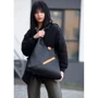 Женская сумка хобо Sambag M черная (53200129): Пол Женский