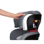 Автокресло Chicco Gro-Up 123, цвет красный (79583.64): Внутренние ремни 5-ти точечные, с мягкими накладками