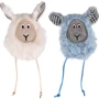 Игрушка для котов шуршащая Flamingo Rizzo Sheep Риццо овечка с кошачьей мятой 8 см (59122) фото 3