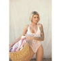 Кружевной тедди Leg Avenue OS White