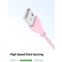 Кабель T-PHOX USB Cable to USB-C Kitty 1m Pink (T-C817 Pink) фото 6