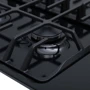 Варочная поверхность газовая Perfelli HGM 617 BL: Расположение панели спереди