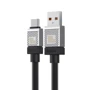 Кабель Baseus USB Cable to USB-C CoolPlay Series 100W 2m Black (CAKW000701) фото 3