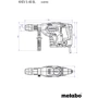 Перфоратор Metabo KHEV 5-40 BL (600765500): Количество скоростей работы 2