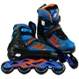 Роликовые коньки Best Roller колеса PU 02040-L (39-42) Синие: Расположение колес in-line