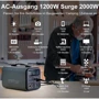 Зарядная станция FlashFish 1200W 297600mAh 1100Wh Portable Power Station: Особенности модели Чистая синусоида
