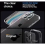 Чехол для iPhone Spigen Crystal Hybrid Crystal Clear (ACS06459) for iPhone 15 Plus: Материалы поликарбонат и полиуретан