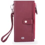 Жіночий гаманець ST Leather Accessories бордовий (NST420-dark-red) фото 8