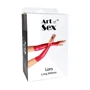 Виниловые митенки Art of Sex - Lora длинные, S (красный)