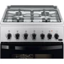 Плита комбінована ZANUSSI ZCK57201XA: Тип варильної поверхні газова