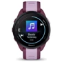 Смарт-годинник Garmin Forerunner 165 Music Berry/Lilac (010-02863-33): Фітнес-функції Подсчет калорий, Альтиметр, GPS-модуль, Пульсоксиметр, Шагомер, Пульсометр