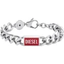 Мужской браслет Diesel серебристый (DX1371040)