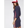 Платье KangaROOS 56365353 46 синее спортивное короткое мини: Состав Эластан, Хлопок