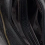 Женская сумка через плечо Borsa Leather черная (K1bb301bl-black): Фактура Матовая, Зернистая
