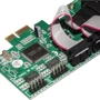 Frime PCI-E x1 to RS232 WCH384L (ECF-PCIEto4SWCH384.LP): Внешние разъемы RS232 (COM)