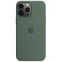 Чехол для iPhone Apple Silicone Case with MagSafe Eucalyptus (MN6C3) for iPhone 13 Pro Max: Материалы Силикон