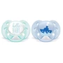 Пустышка Philips AVENT Ultra Soft для мальчиков 0-6 мес 2 шт (SCF222/01): Материал силикон
