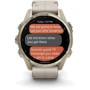 Смарт-часы Garmin Fenix 8 AMOLED 43mm Sapphire Soft Gold with Limestone Leather Band (010-02903-40): Материал корпуса титан