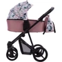 Коляска Bebetto FLAVIO FLOWERS 02 Розовый (503.12.22.F02): Возможность установки люльки есть