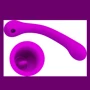 Вибратор с вакуумным стимулятором Pretty Love Alex Purple
