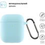 Чехол ArmorStandart Ultrathin Silicone Case With Hook Sky Blue (ARM59692) for Apple AirPods 2 фото 1