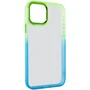 Чехол для iPhone TPU Case TPU+PC Fresh Sip Turquoise/Citric for iPhone 12 Pro Max