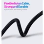 Кабель Romoss USB Cable to Lightning CB12B 2.4A 1m Black (CB12B-621-234H) фото 6