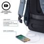 Рюкзак антивор XD Design Bobby Hero Small голубой (P705.709): Тип Рюкзаки