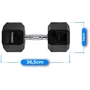 Гантель Thunder 20 кг (HEXAGONAL-DUMBBELLS-20KG): Кількість гантелей, шт 1