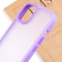 Чохол для iPhone Mobile Case TPU+PC Metal Buttons Lilac для iPhone 15 Plus: Тип чохла накладка на заднюю часть