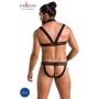Соблазнительный комплект Passion 043 SET JACOB black XXL/XXXL
