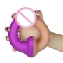 Двухконечный фаллоимитатор LOVETOY Holy Dong 12.5", Flesh+Purple