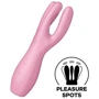 Клиторальный вибратор Satisfyer Threesome 3 Pink с тремя пальчиками